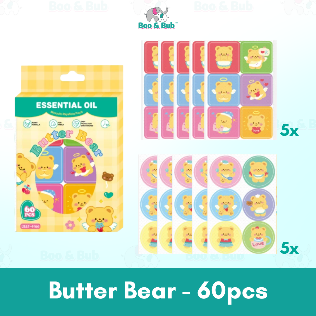 Boo&Bub Baby Mosquito Repellent Patch Anti mosquito sticker Ubat Nyamuk Penghalau Nyamuk Essential Oil sticker 防蚊贴 驱蚊贴 - Boo & Bub