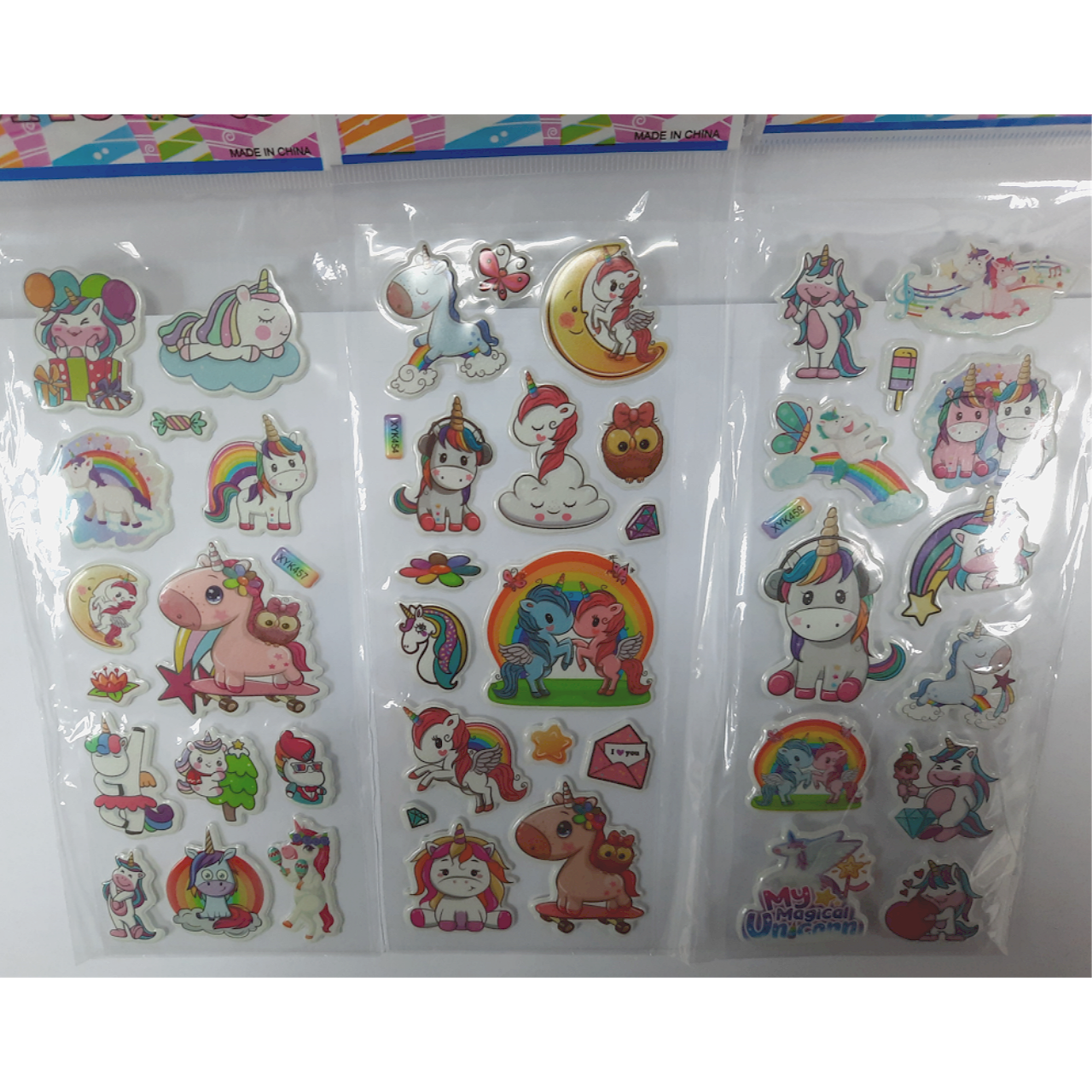 1pc 3D Cartoon Bubble Sticker for Kids (Stiker Kanak Kanak) - Boo & Bub