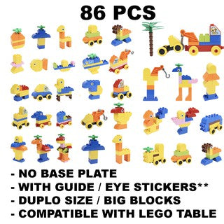 Multi-Function Children Building Blocks Table | Learning Playing Study Drawing Compatible Duplo Kids Desk - Boo & Bub