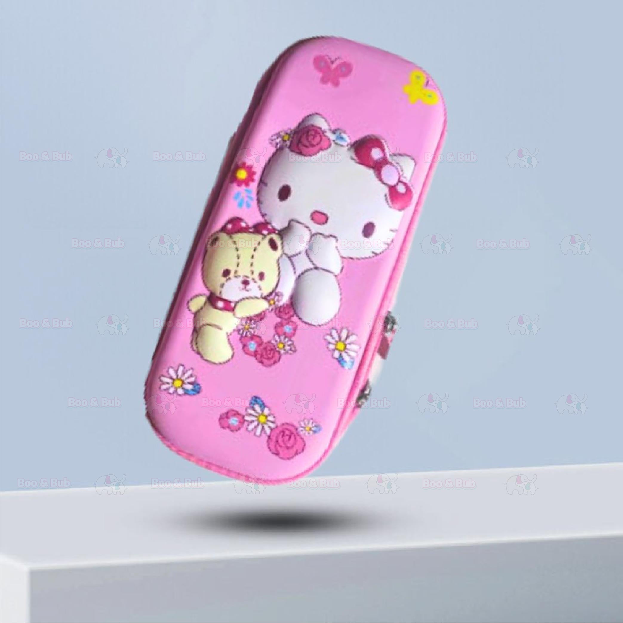 Cartoon EVA Waterproof Pencil Case For Children | Stationery Box Organizer Kotak Pencil Kartun Kalis Air - Boo & Bub