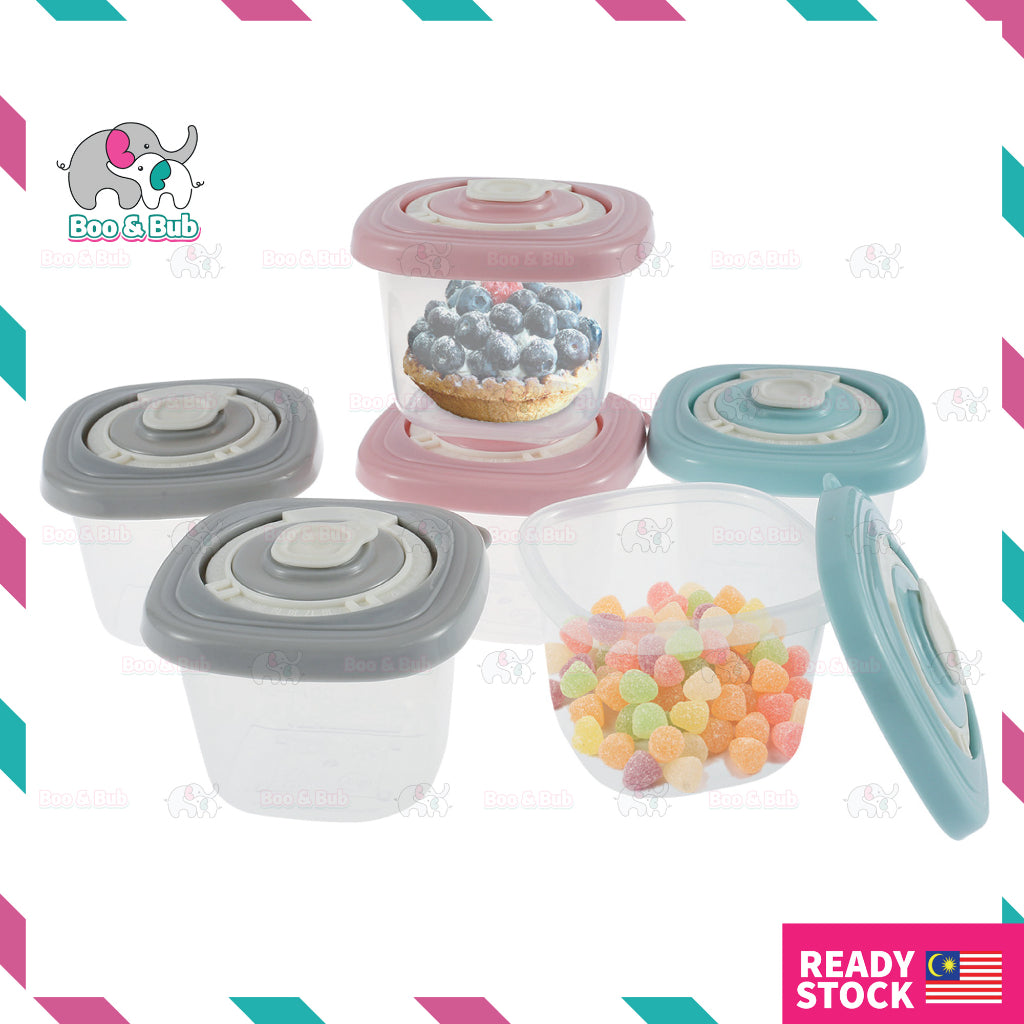 MISUTA 120ML Baby Snack Box | Fresh Food Fruits Storage Box | Child Food Container Milk Powder - Boo & Bub