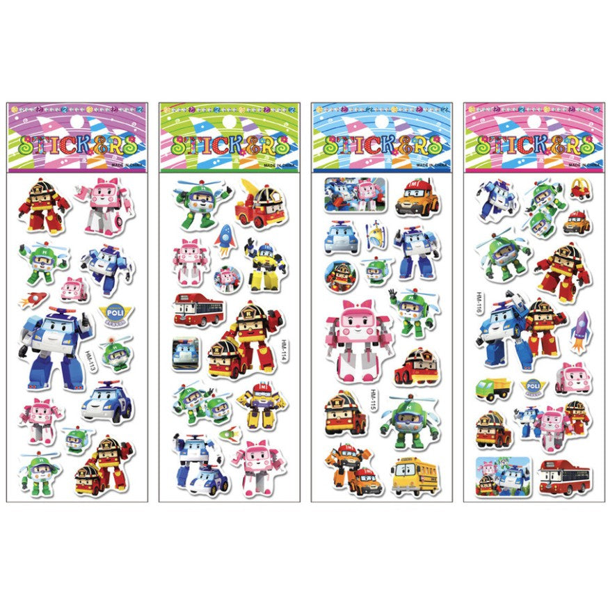 1pc 3D Cartoon Bubble Sticker for Kids (Stiker Kanak Kanak) - Boo & Bub