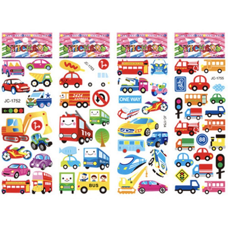 1pc 3D Cartoon Bubble Sticker for Kids (Stiker Kanak Kanak) - Boo & Bub