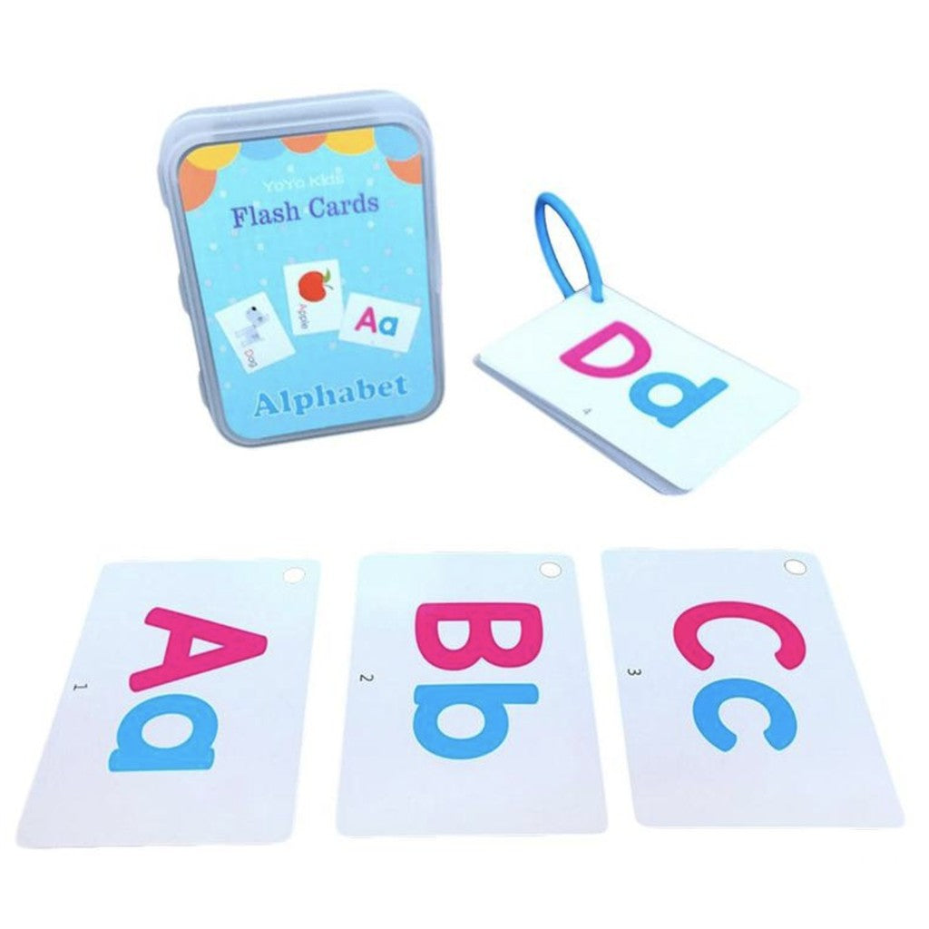 Early Learning Flash Card Kad Animal Shape Colour Body Number Alphabet Fruit Weather Budak Kids Education Card - Boo & Bub