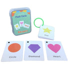 Early Learning Flash Card Kad Animal Shape Colour Body Number Alphabet Fruit Weather Budak Kids Education Card - Boo & Bub