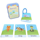 Early Learning Flash Card Kad Animal Shape Colour Body Number Alphabet Fruit Weather Budak Kids Education Card - Boo & Bub