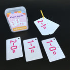 Early Learning Flash Card Kad Animal Shape Colour Body Number Alphabet Fruit Weather Budak Kids Education Card - Boo & Bub