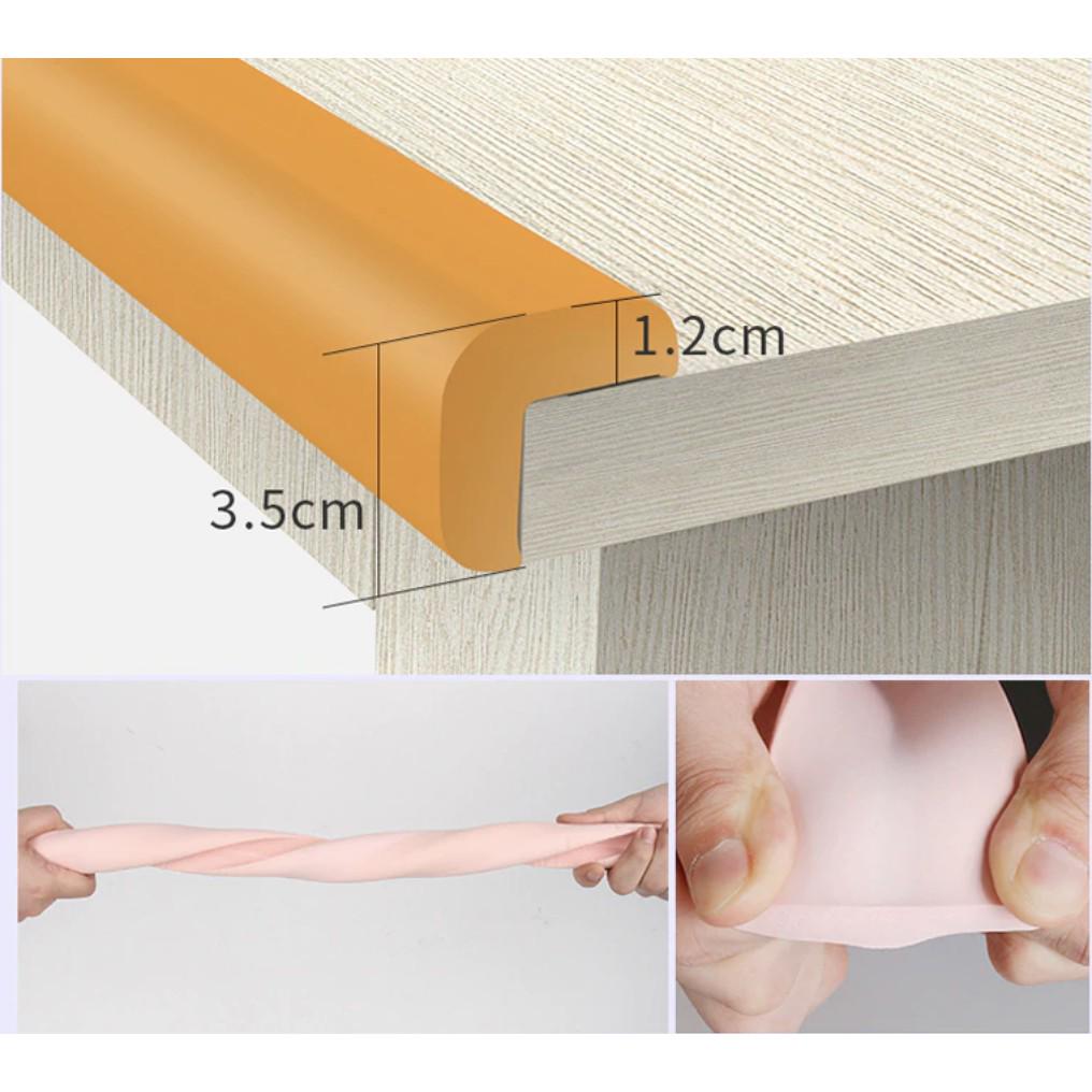 2m Edge & Corner Guards/Baby Bumper/Edge Strip/Table Corner Edge Protector | Bayi Keselamatan Tabel Ujung Pojok - Boo & Bub