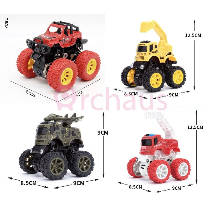 4 Wheels Monster Trucks | Kids Toys Car | Kereta Permainan Budak Kanak-Kanak Hotwheels kid car - Boo & Bub