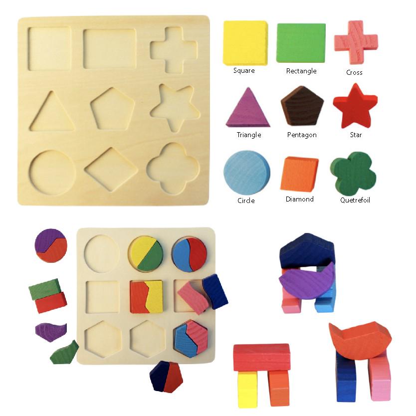 Wooden Puzzle Shape - Boo & Bub