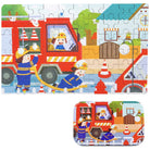 60 Pcs Metal Box Wooden Jigsaw Puzzle Infant Early Childhood Educational Toys | Puzzle Edukasi - Boo & Bub