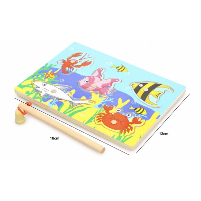 Wooden Magnetic Fishing - Boo & Bub