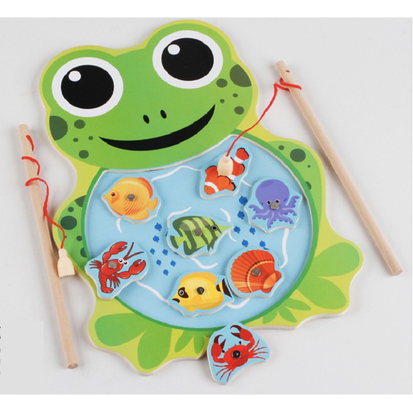 Wooden Magnetic Fishing - Boo & Bub