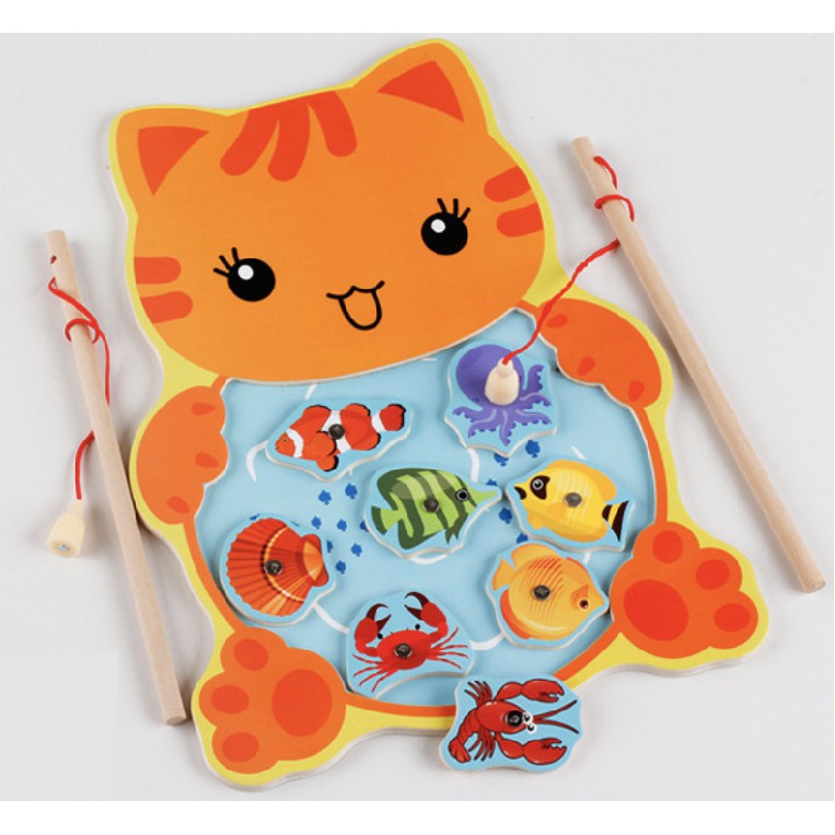 Wooden Magnetic Fishing - Boo & Bub