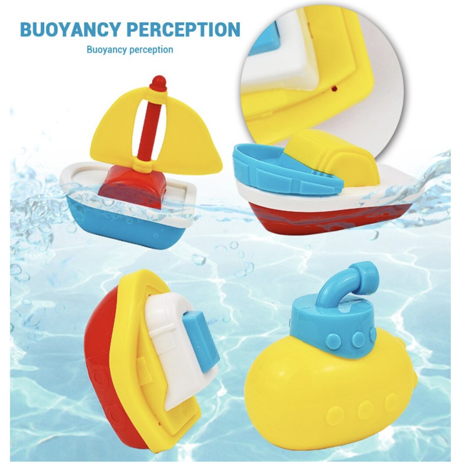 4PCS Baby Bathing Boat - Boo & Bub