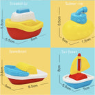 4PCS Baby Bathing Boat - Boo & Bub