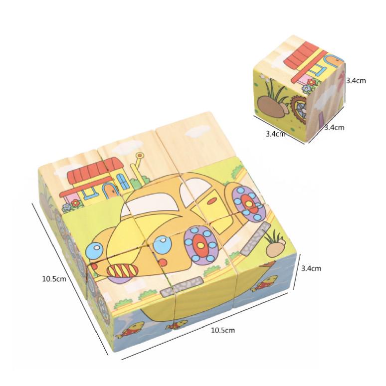 9 Pieces Puzzle Cube - Boo & Bub