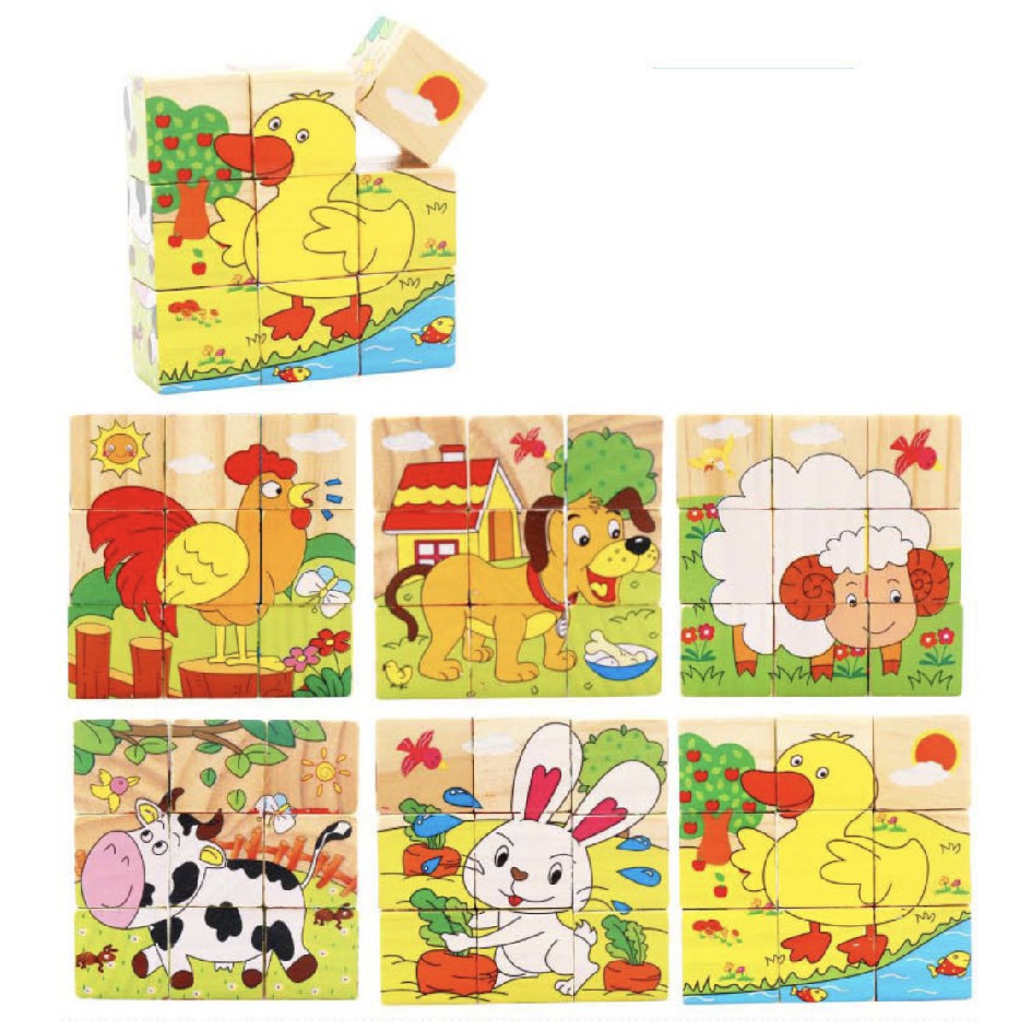 9 Pieces Puzzle Cube - Boo & Bub