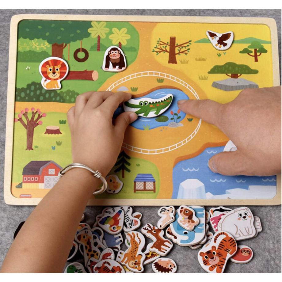 Wooden Magnetic Board - Boo & Bub