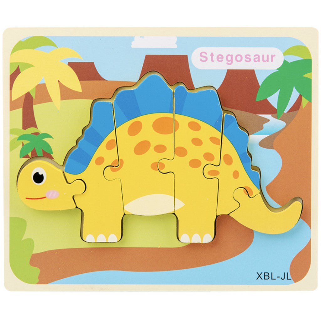 3D Wooden Dinosaur Puzzle - Boo & Bub