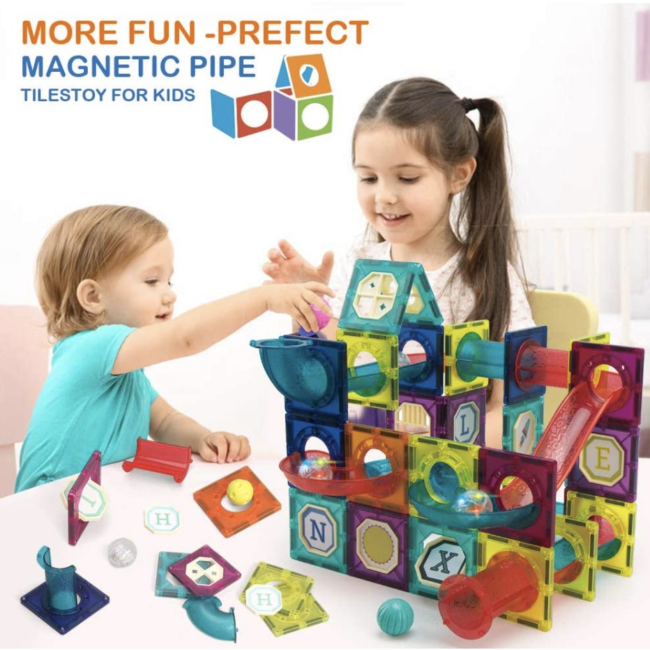 Pipe Magnetic Blocks Tiles - Boo & Bub