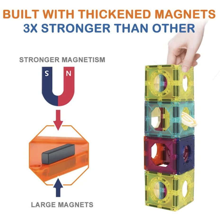 Pipe Magnetic Blocks Tiles - Boo & Bub