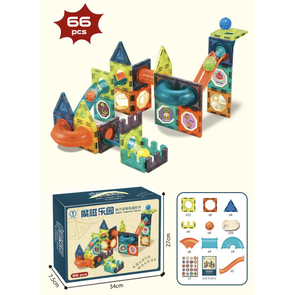 Pipe Magnetic Blocks Tiles - Boo & Bub