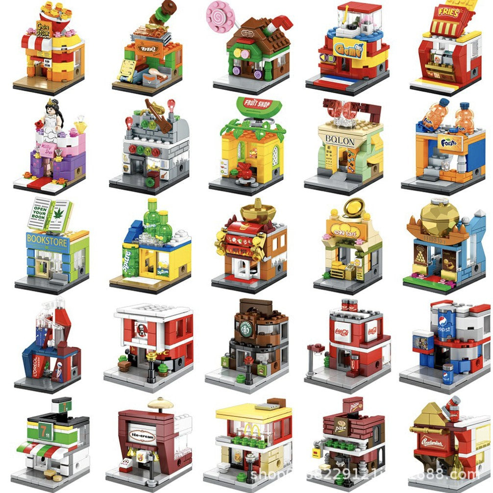 Sembo Lego Block City Mini Retail Store | Street View Building Blocks Kid Toddler Educational Toys Compatible - Boo & Bub