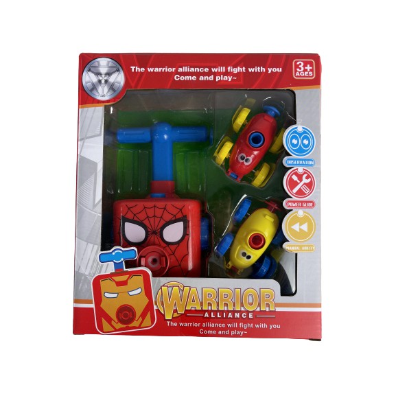 Aerodynamics Balloon Car Toy Air-Power Balloon Car Toy | Educational Mainan Kereta Kanak-Kanak | Gift for boy girl - Boo & Bub