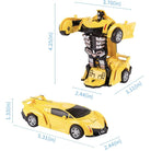 1:32 Transformation Robot Toy Car | Pull Back The Collision Car | Kid Children Car Robot Toy for Birthday Gift - Boo & Bub