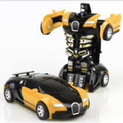 1:32 Transformation Robot Toy Car | Pull Back The Collision Car | Kid Children Car Robot Toy for Birthday Gift - Boo & Bub