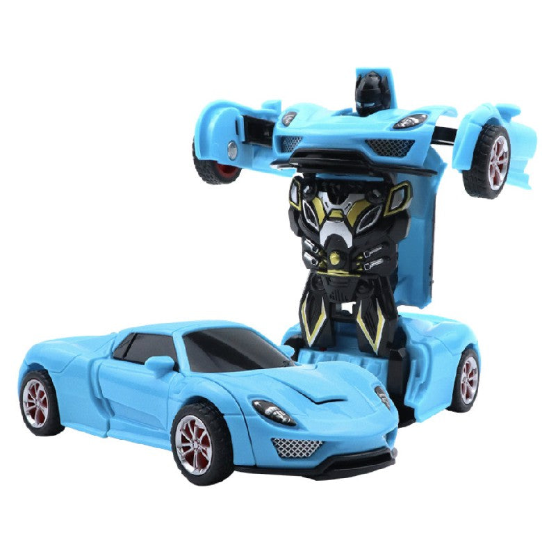 1:32 Transformation Robot Toy Car | Pull Back The Collision Car | Kid Children Car Robot Toy for Birthday Gift - Boo & Bub