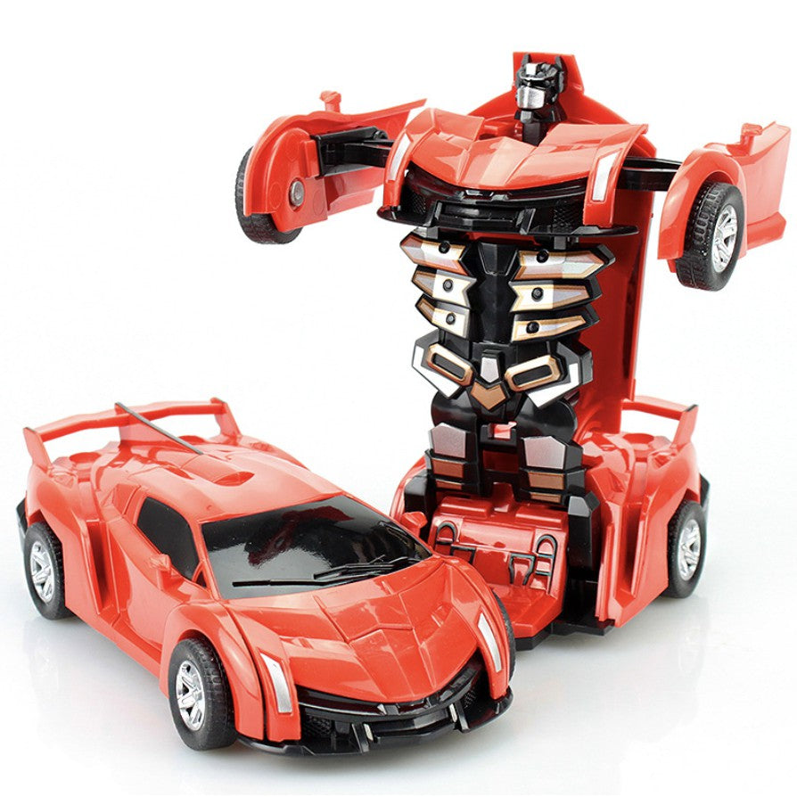 1:32 Transformation Robot Toy Car | Pull Back The Collision Car | Kid Children Car Robot Toy for Birthday Gift - Boo & Bub