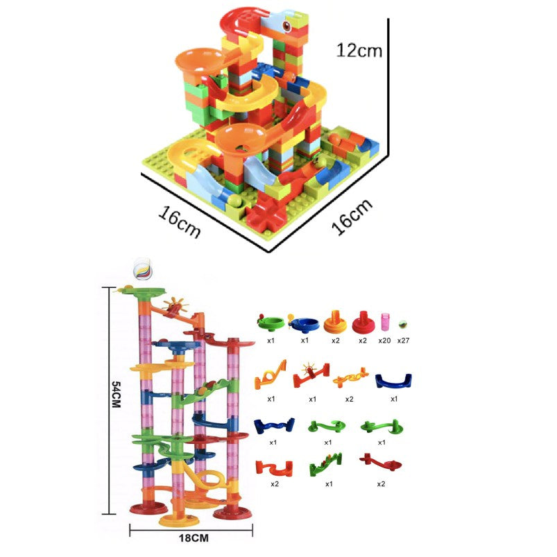 Marble Maze Ball Slide Building Blocks - Boo & Bub