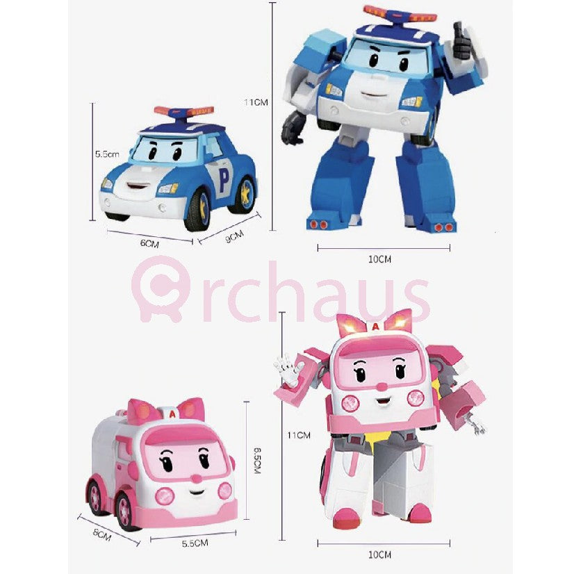 Robocar Poli Transformation Car - Boo & Bub