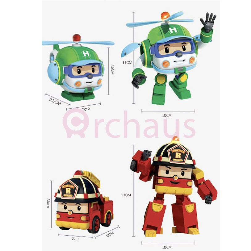 Robocar Poli Transformation Car - Boo & Bub