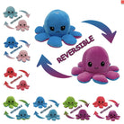 Tiktok Reversible Flip Stuffed Octopus Soft Plush Doll Double-sided Color Flip Plushie Toy - Boo & Bub