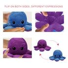 Tiktok Reversible Flip Stuffed Octopus Soft Plush Doll Double-sided Color Flip Plushie Toy - Boo & Bub