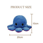 Tiktok Reversible Flip Stuffed Octopus Soft Plush Doll Double-sided Color Flip Plushie Toy - Boo & Bub