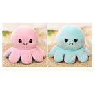 Tiktok Reversible Flip Stuffed Octopus Soft Plush Doll Double-sided Color Flip Plushie Toy - Boo & Bub