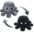 Tiktok Reversible Flip Stuffed Octopus Soft Plush Doll Double-sided Color Flip Plushie Toy - Boo & Bub