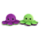 Tiktok Reversible Flip Stuffed Octopus Soft Plush Doll Double-sided Color Flip Plushie Toy - Boo & Bub