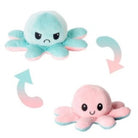 Tiktok Reversible Flip Stuffed Octopus Soft Plush Doll Double-sided Color Flip Plushie Toy - Boo & Bub