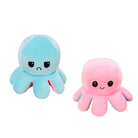 Tiktok Reversible Flip Stuffed Octopus Soft Plush Doll Double-sided Color Flip Plushie Toy - Boo & Bub