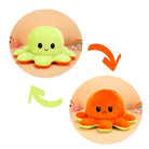 Tiktok Reversible Flip Stuffed Octopus Soft Plush Doll Double-sided Color Flip Plushie Toy - Boo & Bub