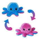 Tiktok Reversible Flip Stuffed Octopus Soft Plush Doll Double-sided Color Flip Plushie Toy - Boo & Bub