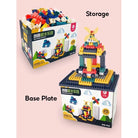 Building Blocks Bricks with Base Plate - Boo & Bub