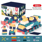 Building Blocks Bricks with Base Plate - Boo & Bub