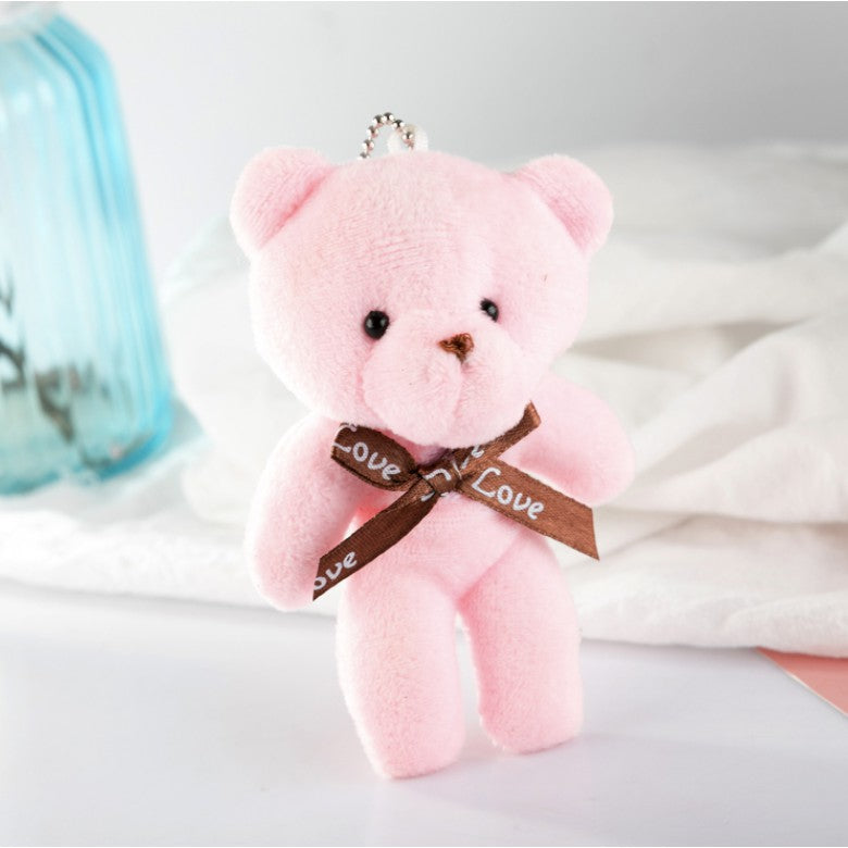 Teddy Bear Plush Toy | Mini Keychain cotton soft stuffed Bear Doll | Bouquet Birthday Gift Idea Wedding Doorgift - Boo & Bub