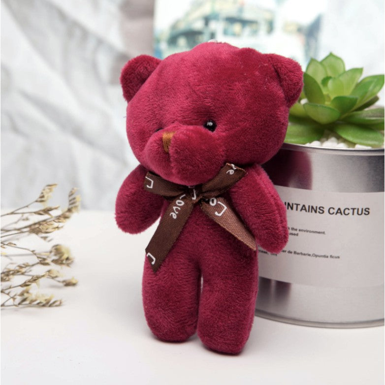Teddy Bear Plush Toy | Mini Keychain cotton soft stuffed Bear Doll | Bouquet Birthday Gift Idea Wedding Doorgift - Boo & Bub